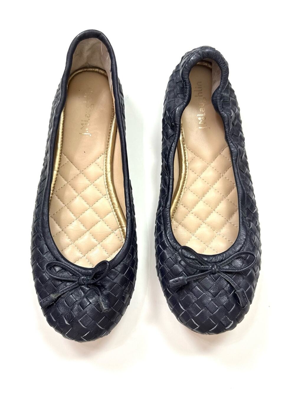 J. McLaughlin Mercer Woven Leather Flats